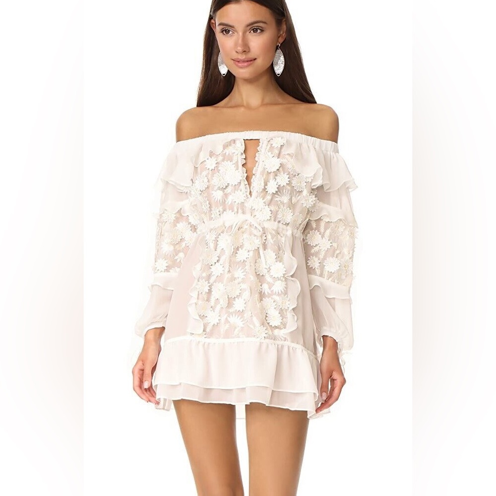 For Love and Lemons Carolina Off Shoulder Dress